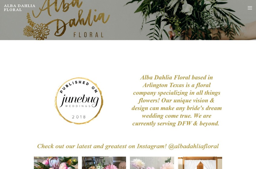 Alba Dahlia Floral wedding vendor photo