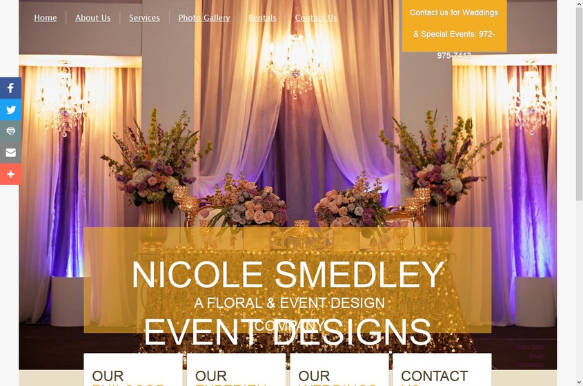 Nicole Smedley Event Designs wedding vendor photo