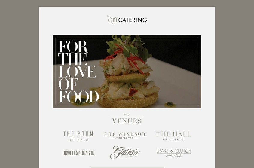 CN Catering wedding vendor photo
