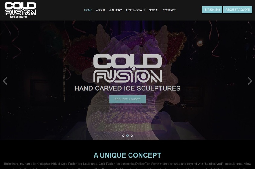 ColdFusion Ice wedding vendor photo