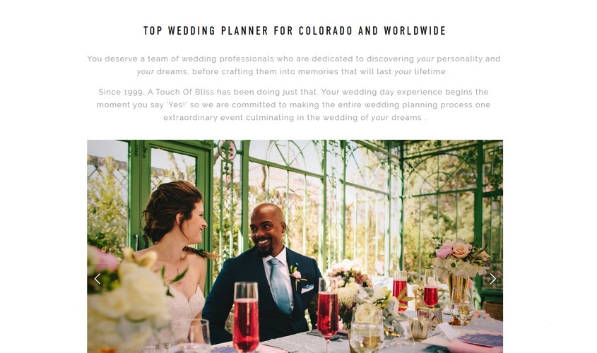 A Touch of Bliss wedding vendor photo