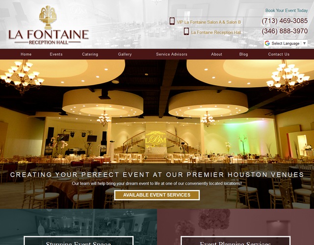 La Fontaine Reception Halls wedding vendor photo