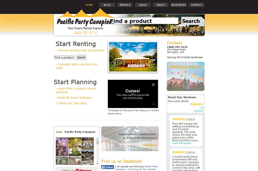 Pacific Party Canopies wedding vendor photo