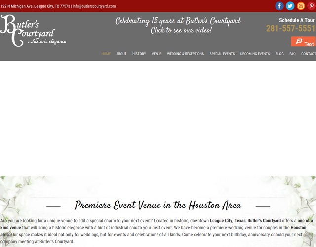 Butler's Courtyard wedding vendor photo
