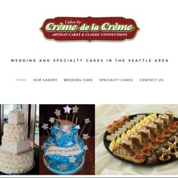 Photo of Creme De La Creme, a wedding cake bakery in Seattle