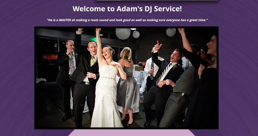 Adam's DJ Service wedding vendor photo