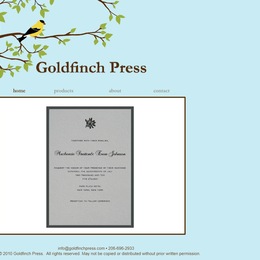 Photo of Goldfinch Press, a wedding stationery in Seattle