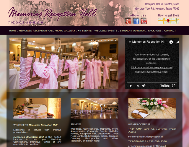 Memories Reception Hall wedding vendor photo