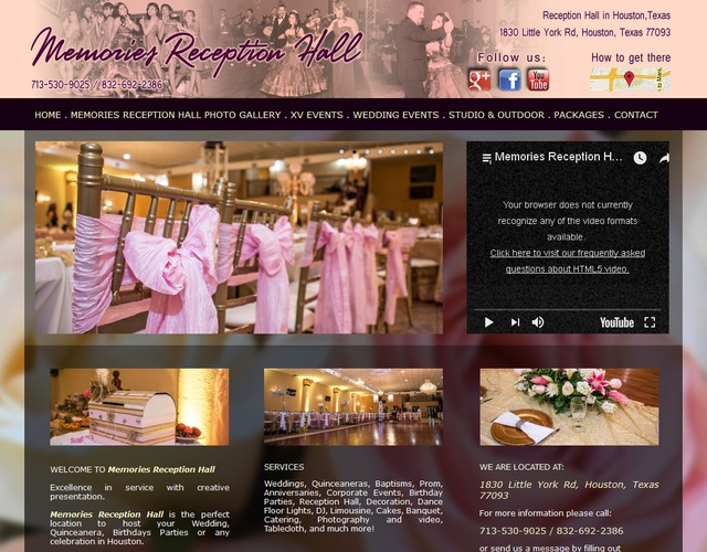 Memories Reception Hall wedding vendor photo