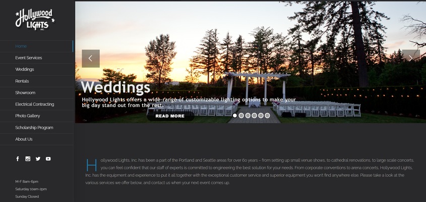Hollywood Lighting wedding vendor photo