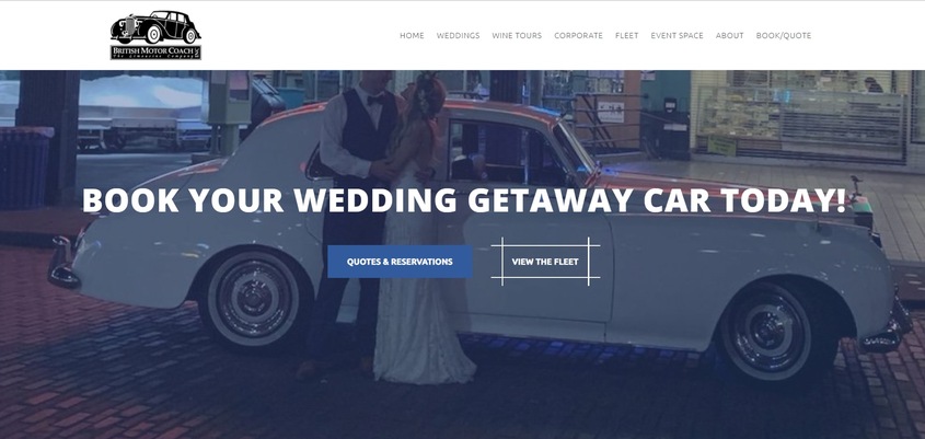 British Motor Coach wedding vendor photo