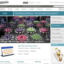 Photo of Pedersen's Rentals, a wedding rentals in Seattle