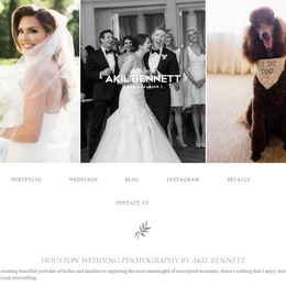 Photo of Akil Bennett, a wedding photographer in Houston