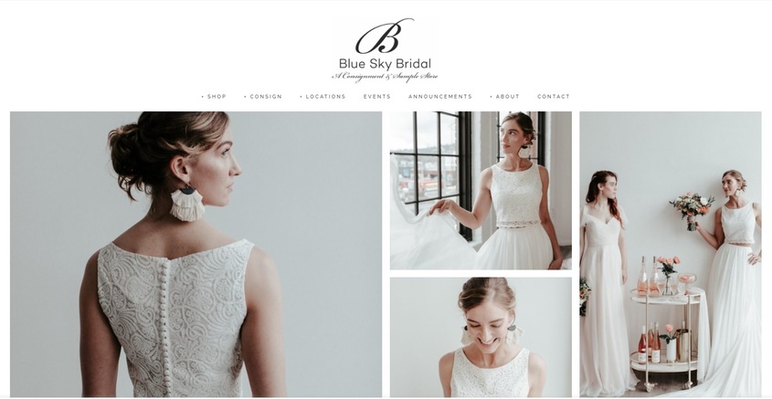 Blue Sky Bridal wedding vendor photo