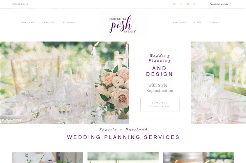 Perfectly Posh Events wedding vendor photo