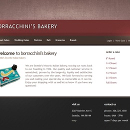 Photo of Borracchini's Bakery, a wedding cake bakery in Seattle