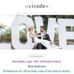 Photo of Cicada, a wedding bridal boutique in Seattle