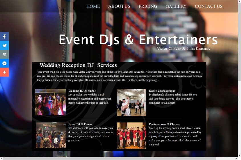 Event DJs & Entertainers | Victor Chavez&Julia ​Krasnov  wedding vendor photo