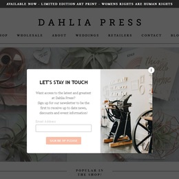 Photo of Dahlia Press, a wedding stationery in Seattle