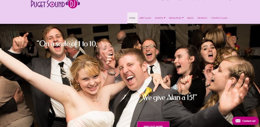 Puget Sound DJ/Alan Chitlik wedding vendor photo