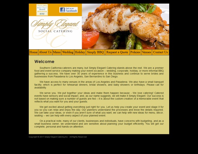 Simply Elegant Catering Inc wedding vendor photo