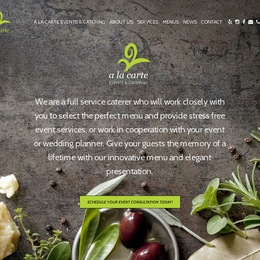 Photo of A La Carte Events & Catering, a wedding caterer in Houston