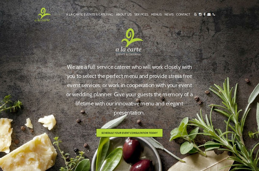 A La Carte Events & Catering wedding vendor photo