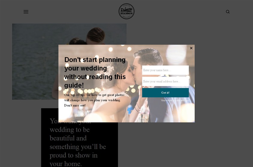 Rebecca Ellison Photography wedding vendor photo