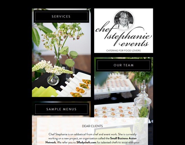 Chef Stephanie wedding vendor photo