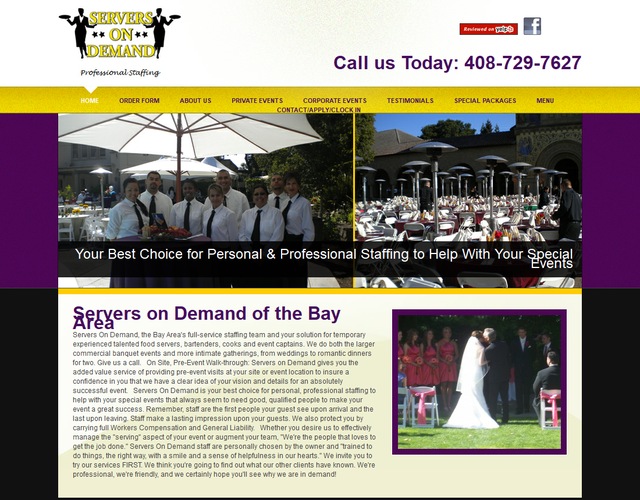 Servers on Demand wedding vendor photo