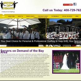 Photo of Servers On Demand, a wedding bartenders and waiters in San Francisco