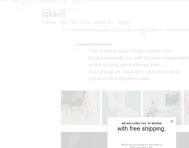 Minted wedding vendor photo