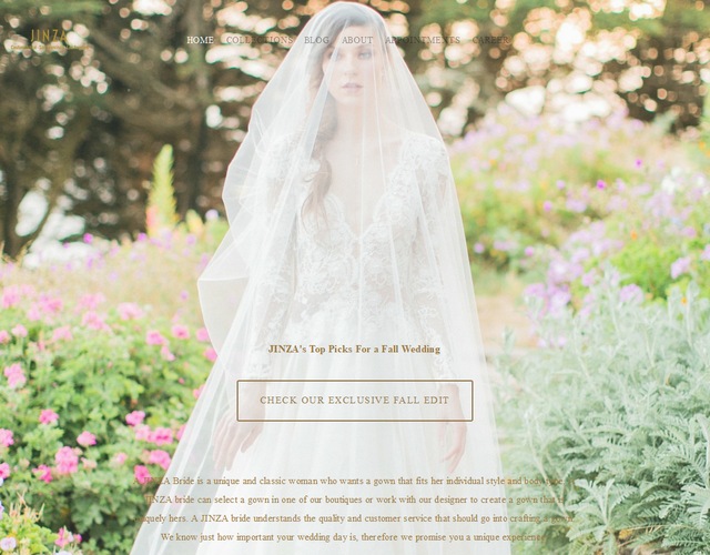 Jinza Couture Bridal wedding vendor photo