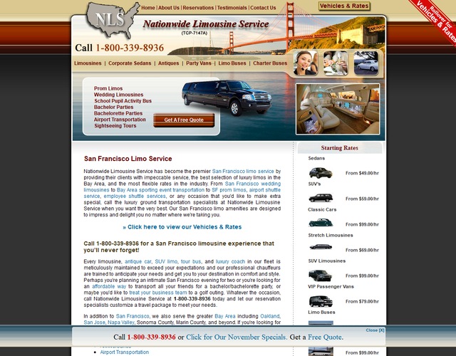 Nationwide Limousine Service wedding vendor photo