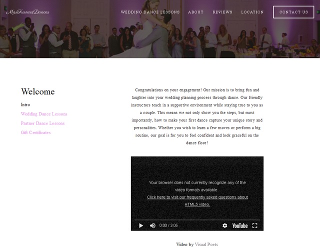 Miss Frances Dances wedding vendor photo