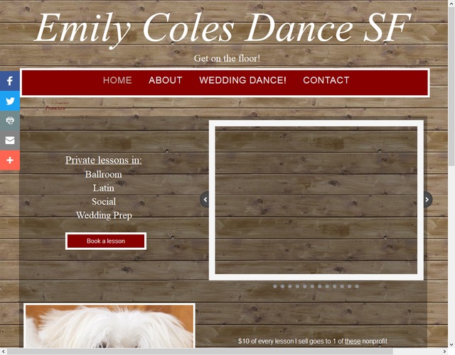 Emily Coles Dance SF wedding vendor photo