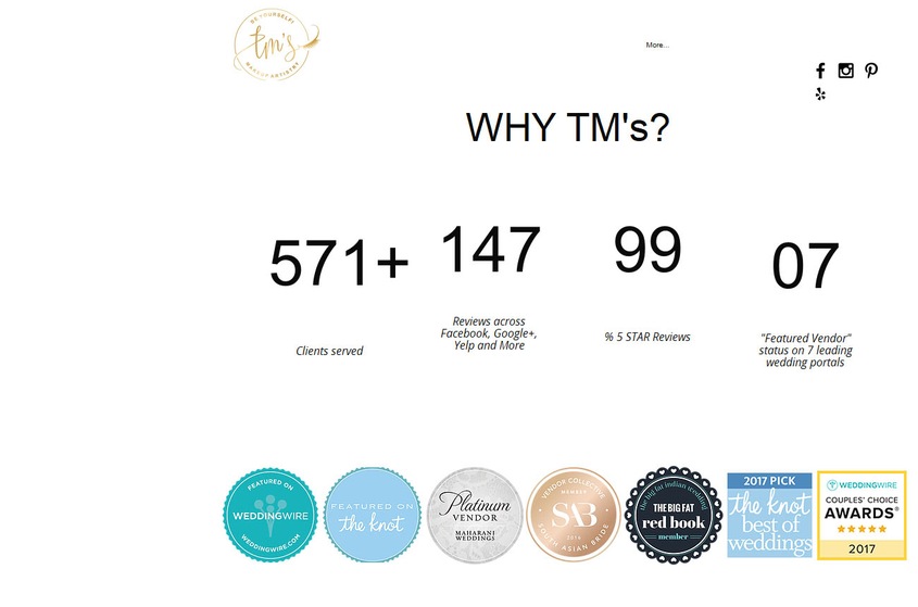TM's Makeup Artistry wedding vendor photo