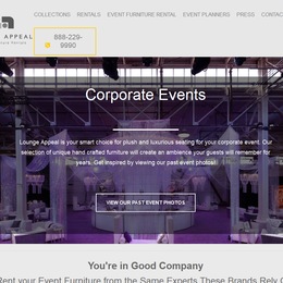 Photo of Lounge Appeal, a wedding rentals in Los Angeles