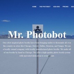 Photo of Mr. Photobot, a wedding photo booth in Dallas