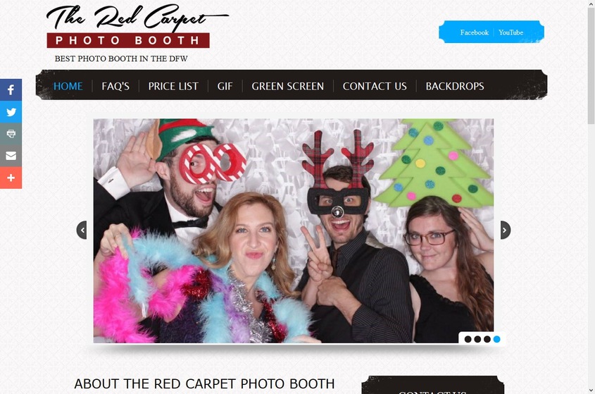 The Red Carpet Photo Booth wedding vendor photo