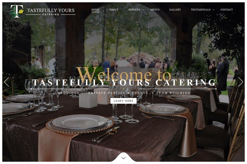 Tastefully Yours Catering wedding vendor photo