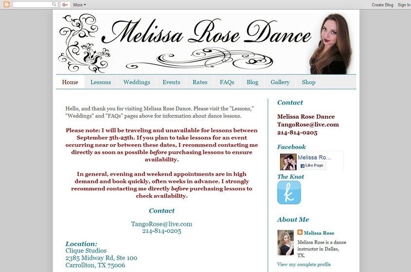 Melissa Rose Dance wedding vendor photo