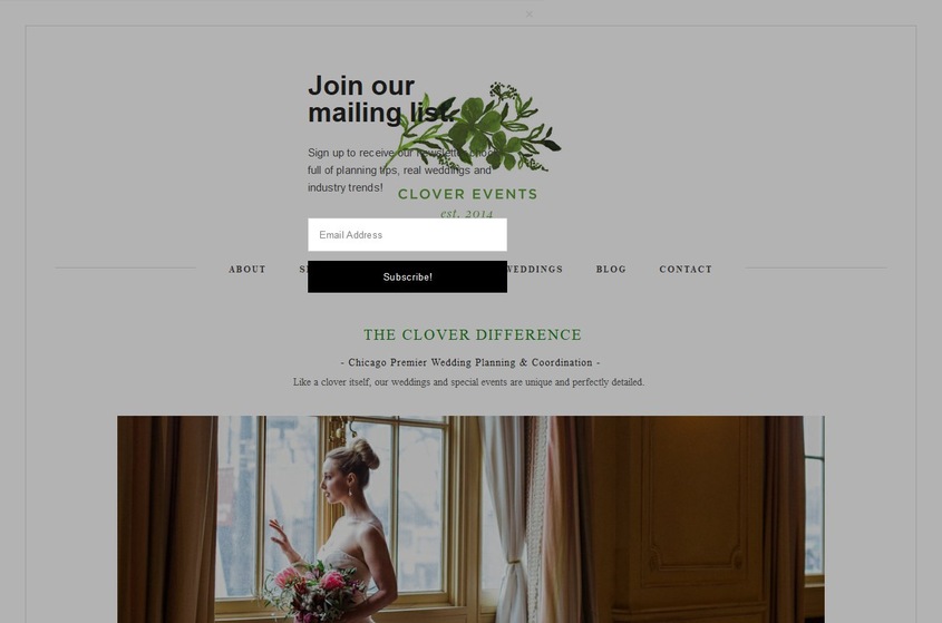 Clover Events wedding vendor photo