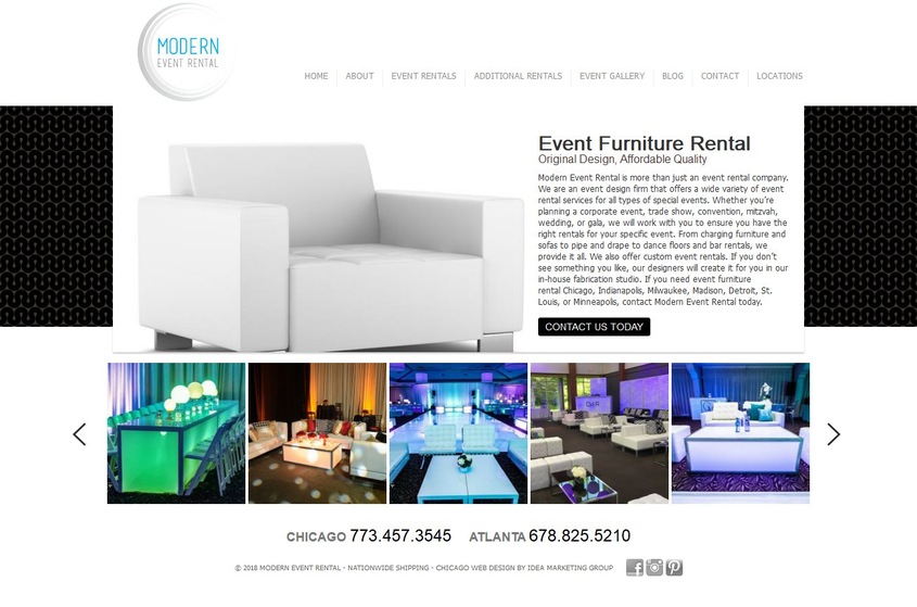 Modern Event Rental wedding vendor photo
