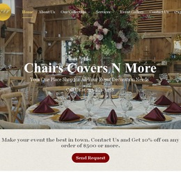 Photo of Chaircovers N More, a wedding rentals in Houston