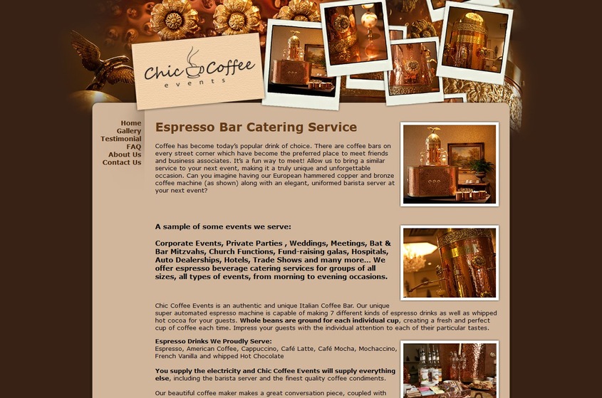 Chic Coffee Events wedding vendor photo