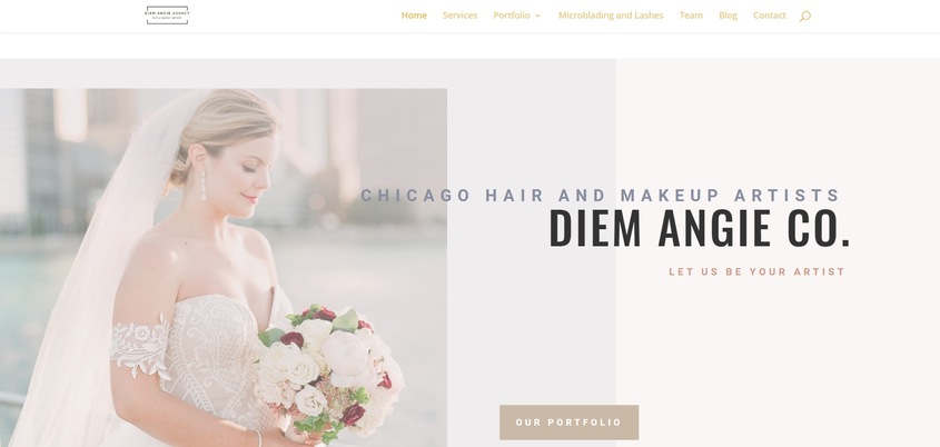 Diem Angie Hair and Makeup wedding vendor photo