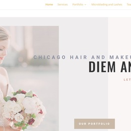 Photo of Diem Angie Hair And Makeup, a wedding hair and make-up artist in Chicago
