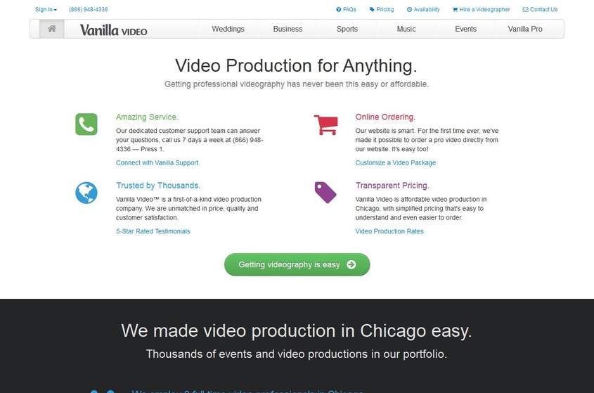 Vanilla Video LLC wedding vendor photo