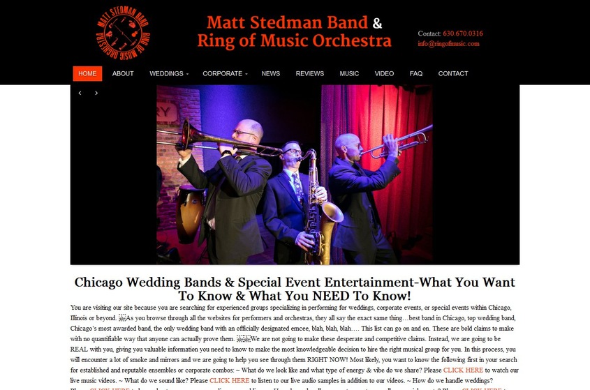 Matt Stedman Band & Ring of Music wedding vendor photo